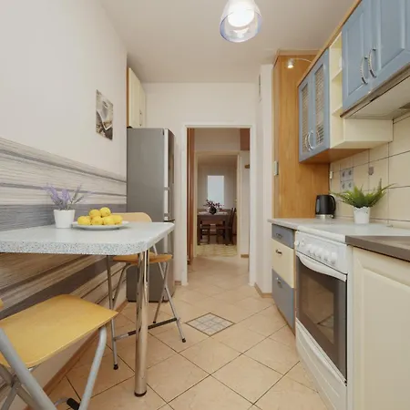 With Balcony For 2 People In By Renters Apartment Warsaw